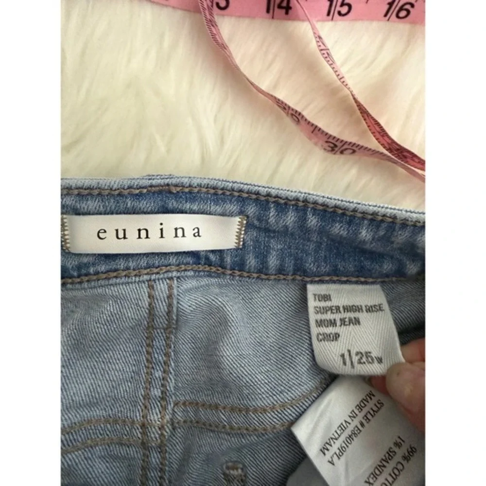 Eunina Jeans - Tobi‎ Super High Rise Mom Jeans Crop Size 1/25
